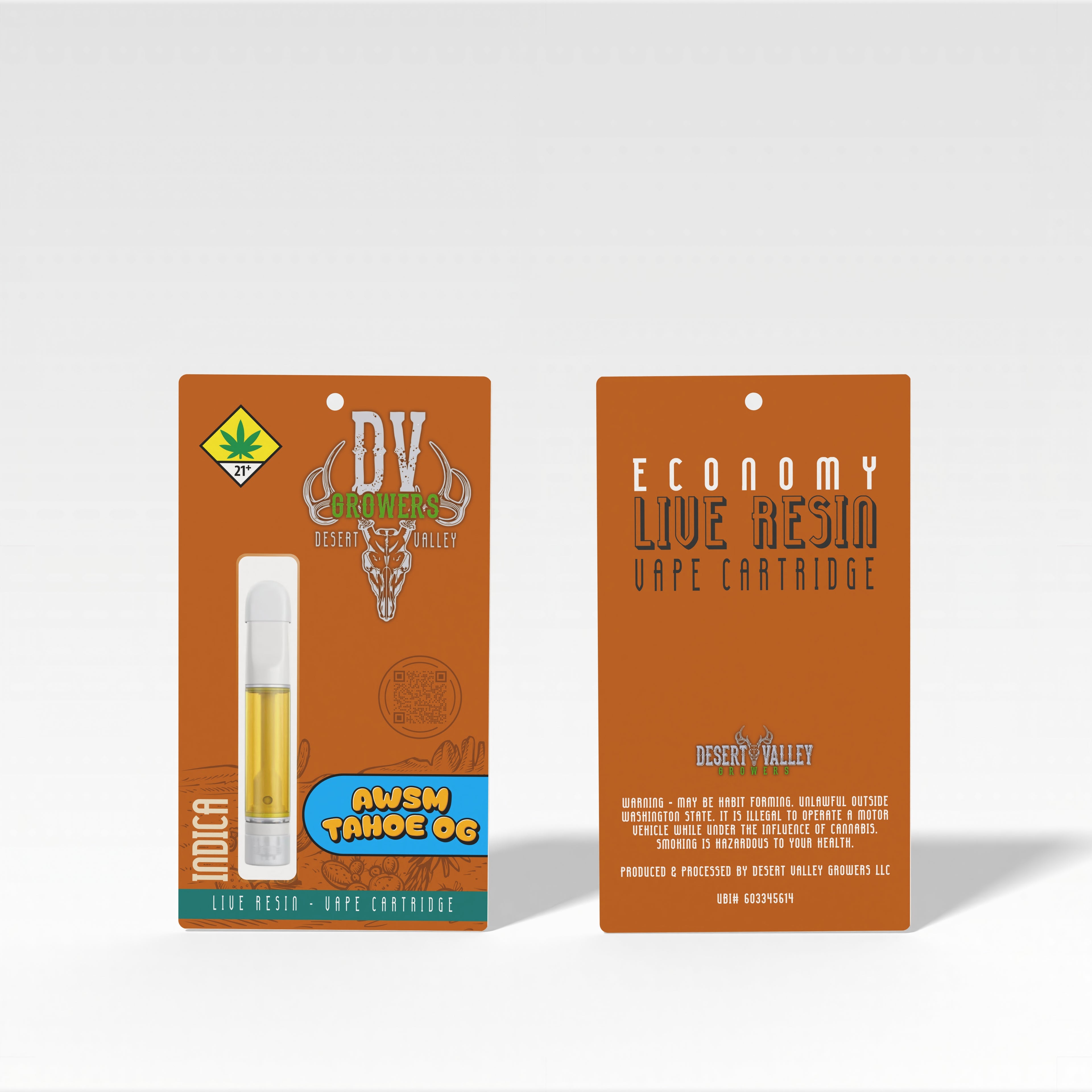 Desert Valley Growers - Live Resin Vape Carts
